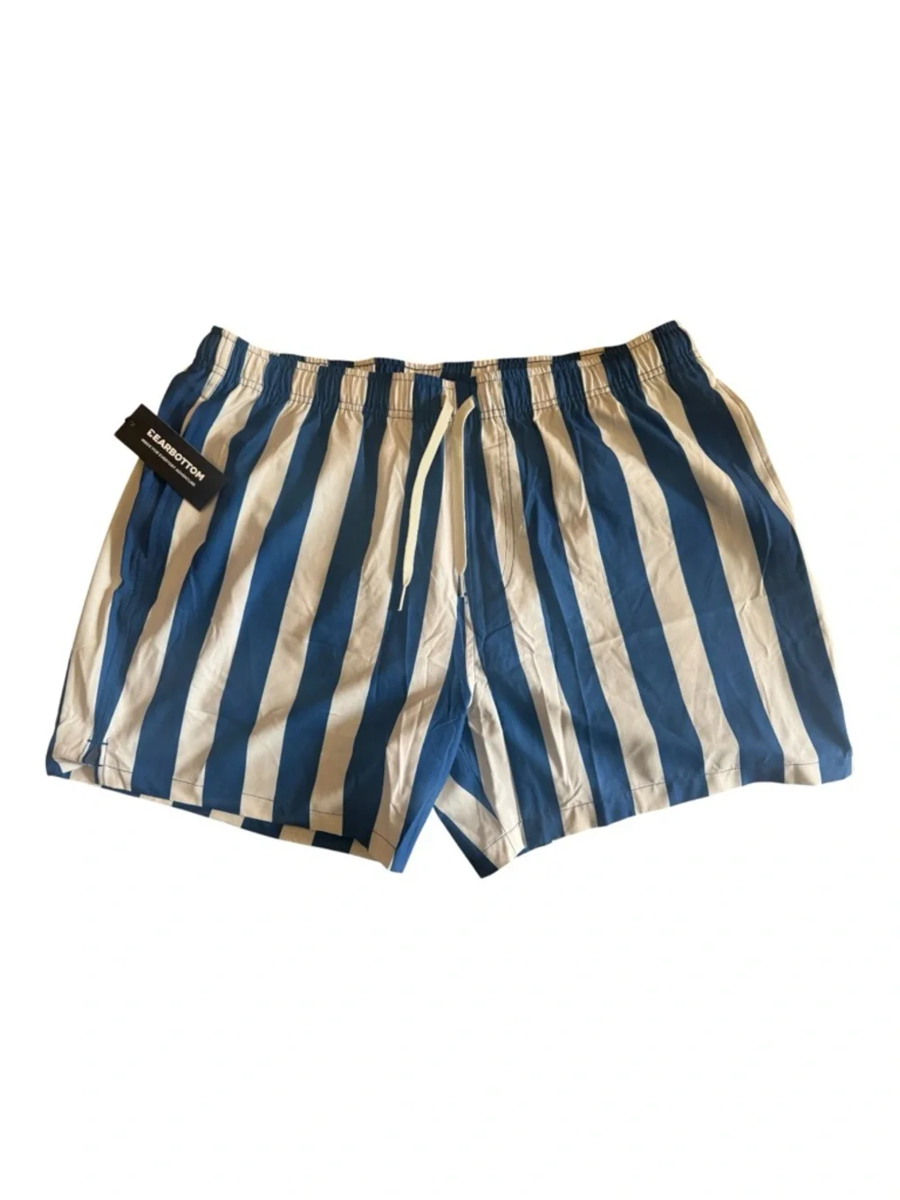 Bearbottom Stretch Swim Trunks Nantucket Stripe pattern New with Tags‎